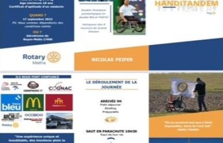 Le Club de Royan soutient HANDITANDEM